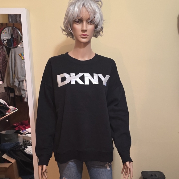 Dkny Tops - DKNY Black Sweatshirt